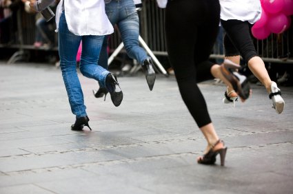 High heel race