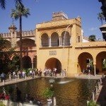 Inside the Alcazar, Seville, Spain Inside the Alcazar, Seville, Spain