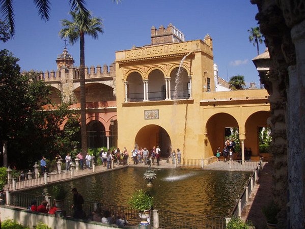 Inside the Alcazar, Seville, Spain Inside the Alcazar, Seville, Spain