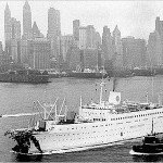 damaged MS Stockholm arrives New York City