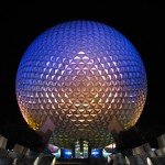 Spaceship_Earth_at_night Spaceship_Earth_at_night