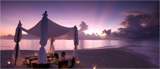 how to hotels food and wine beach  Tiki Torches, Sunsets and a Barefoot Dinner for Two 
