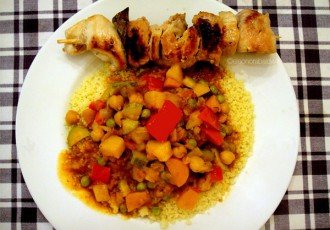 Vegetarian cous cous from Tunisia