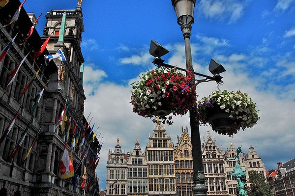 The Grote Markt (Market Square) in Antwerp