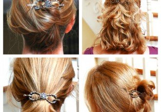 Hair Clip for easy up dos during travel