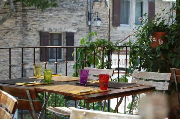 provencal colorful table setting