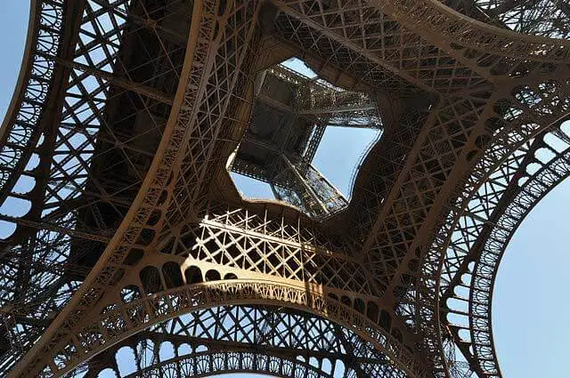 eiffel tower get under it