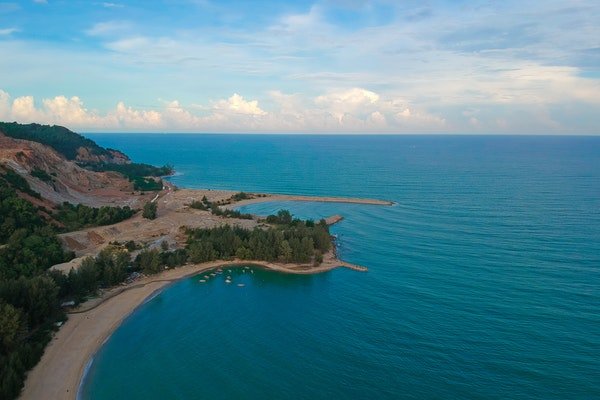 blue sea island