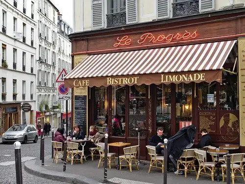 cafe on paris street