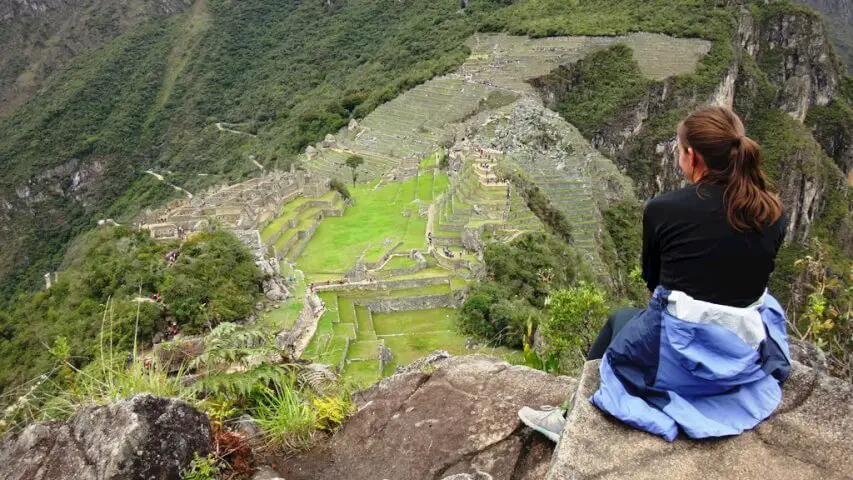 view from machu picchu