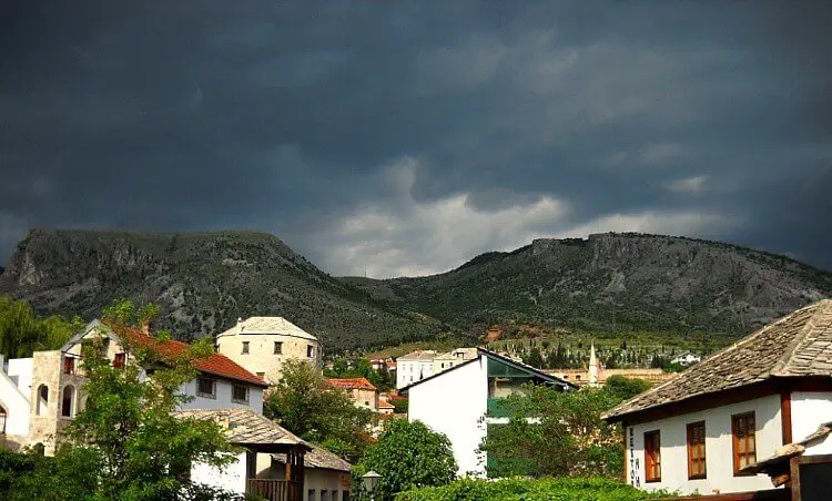 Mostar hills