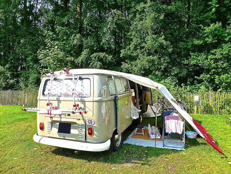 A campervan