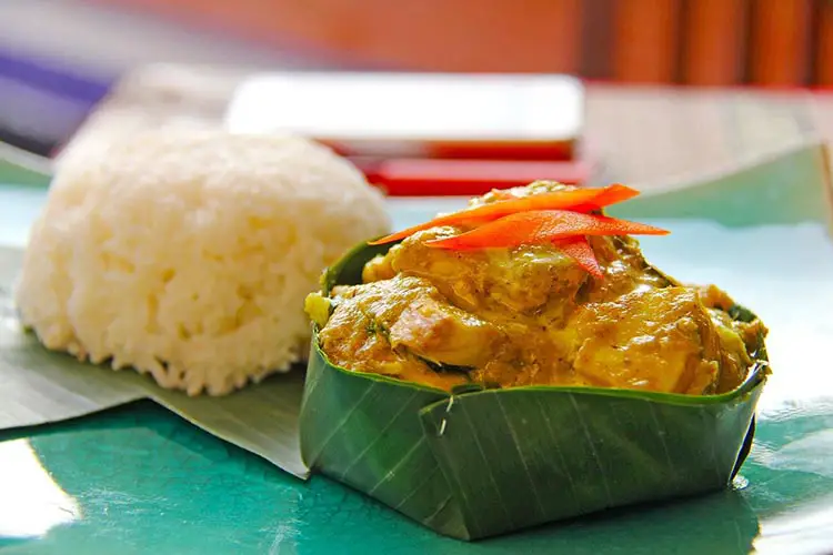 Fish Amok Rice