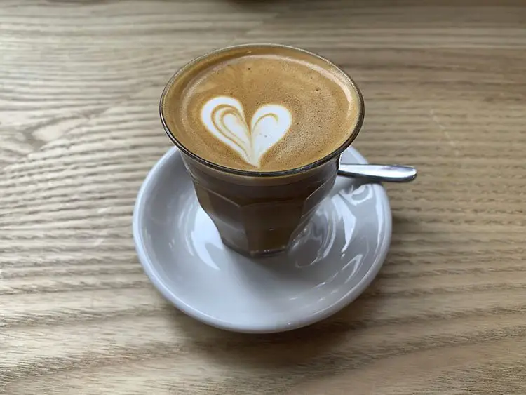 Piccolo coffee at Crispin Spitalfields