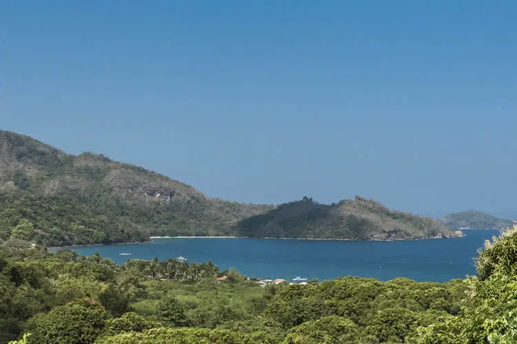 Patungan Cove as seen from Ternate Highway in Cavite Philippines