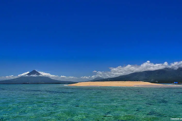 Corangon shoal is made up of mainly crushed corals.