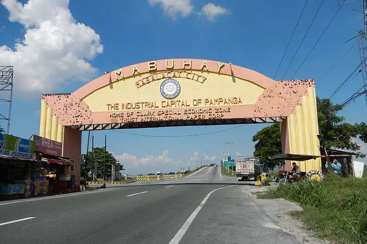 Mabalacat, Pampanga Welcome Arch Barangays Santa Ines and Santa Maria, Mabalacat, Pampanga.